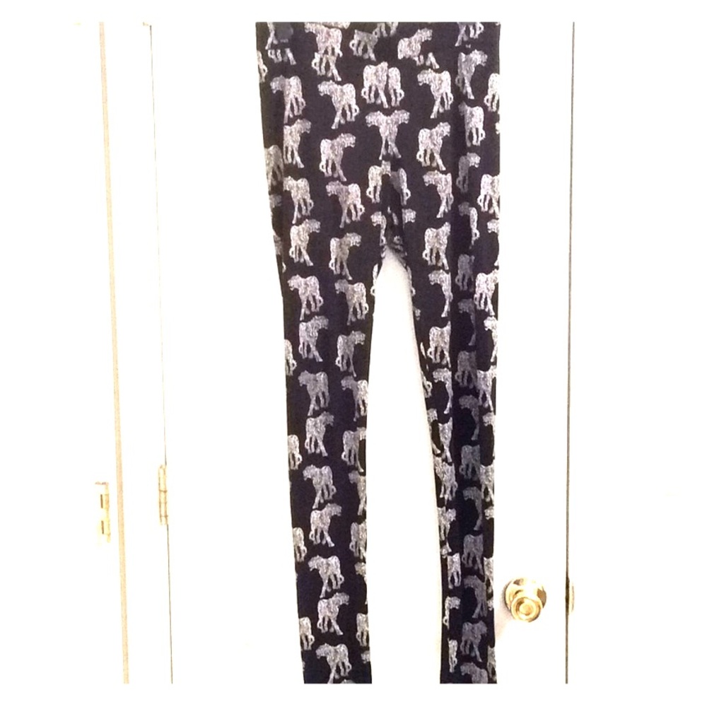 H&M Jaguar Print Leggings